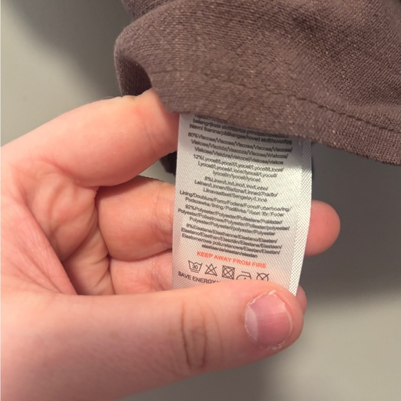 NWT ✨ Anthropologie 4th & Reckless Macie Linen-Blend Strapless Crop Top - Picture 8 of 10